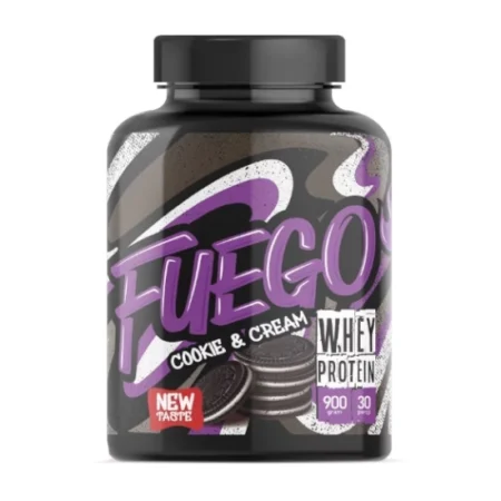 FUEGO Whey Protein 900g Cookie Cream