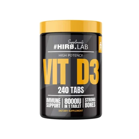 HIRO.LAB Vitamin D3 8000IU - 240 caps.