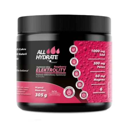 ALLHydrate Elektrolity Raspberry 305g