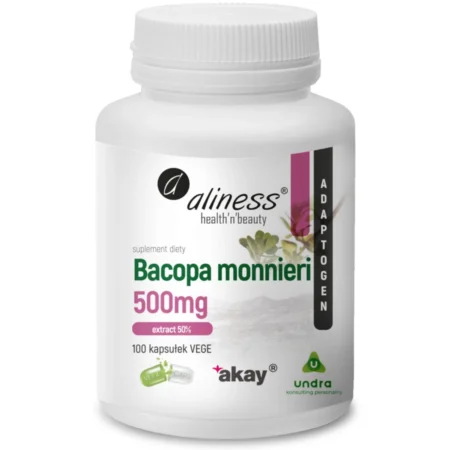 ALINESS Bacopa Monnireni Exctract 50% 500mg 100kap