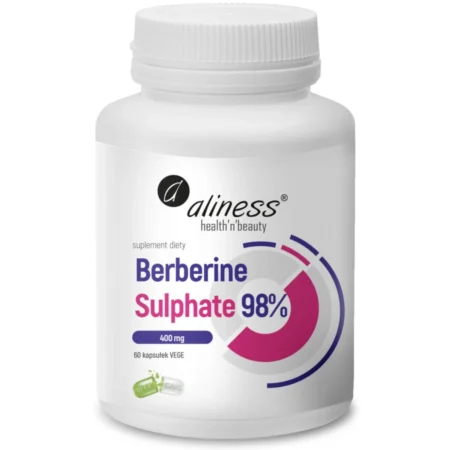 ALINESS Berberine Sulphate 99% 400mg - 60vkaps.