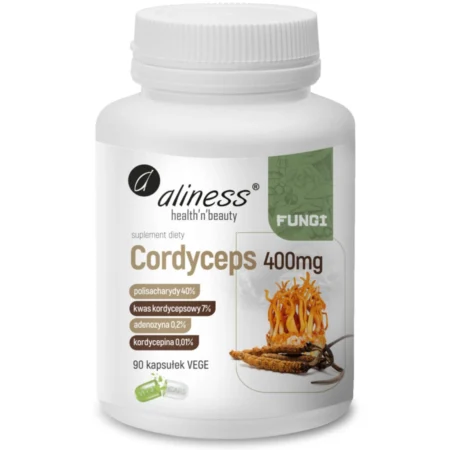 ALINESS Cordyceps 40/7/0,2/0,01 400mg - 90 kaps.