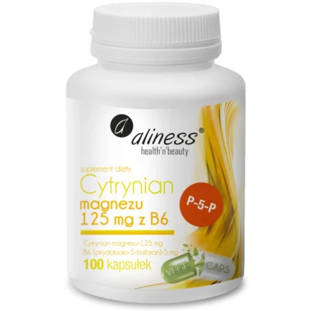 ALINESS Cytrynian Magnezu 125 mg z B6 - 100 kaps.