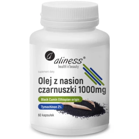 ALINESS Olej z nasion czarnuszki 2% 1000mg -60kaps