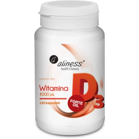 ALINESS Witamina D3 Forte Oil 4000 - 120 caps.