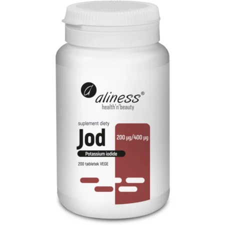 ALINESS Jod (jodek potasu) 200µg/400µg - 200 tabs.