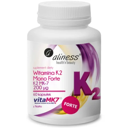 ALINESS Witamina K2 MONO Forte 200mcg 60 kaps.