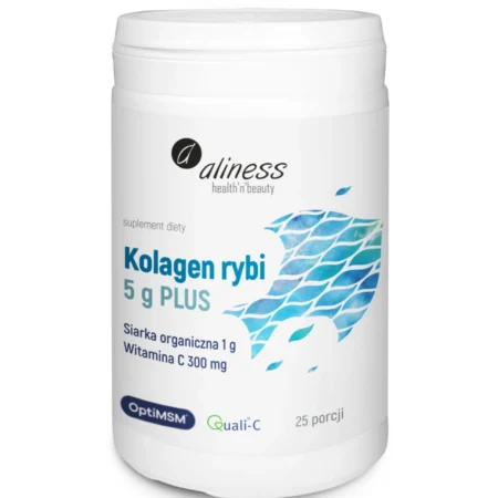 ALINESS Kolagen rybi 5g PLUS OptiMSM witC 25porcji