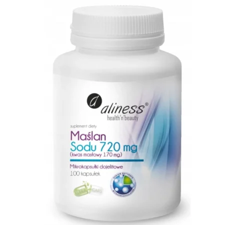 ALINESS Maślan Sodu 720mg - 100 vege kaps.