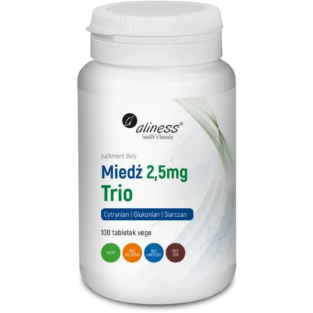 ALINESS Miedź trio 2,5 mg - 100 tabs.