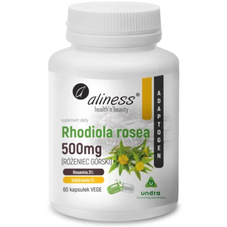 ALINESS Różeniec górski 500 mg - vege kaps.