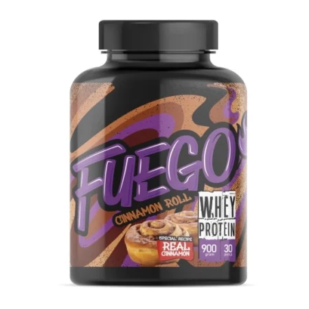 FUEGO Whey Protein 900g Cinnamon Roll