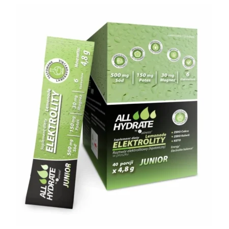 ALLHydrate Elektrolity STICK JUNIOR Lemonade 4,8g/