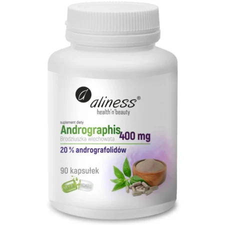 ALINESS Andrographis 400 mg (20%) - 90 vege caps