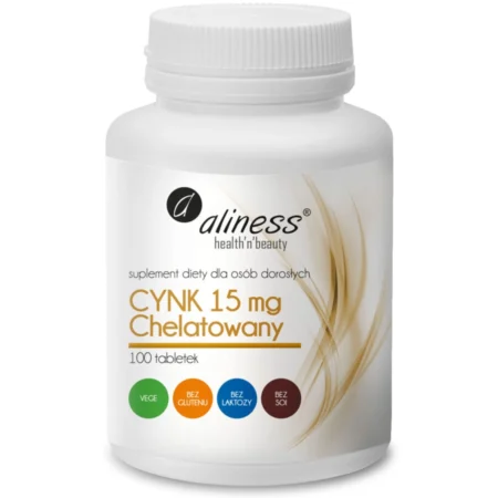 ALINESS Cynk Chelatowany 15mg 100 tab.