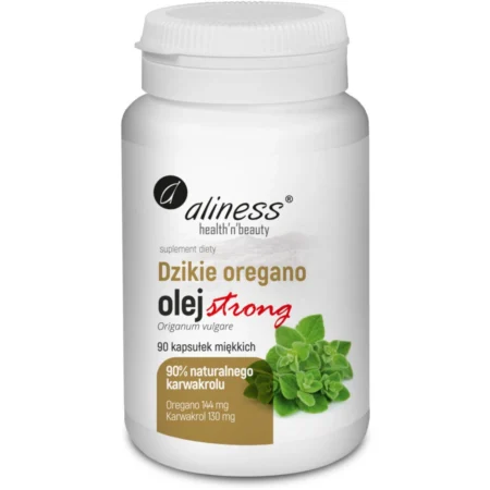 ALINESS Strong Dzikie Oregano Olej 100%,90 kaps.