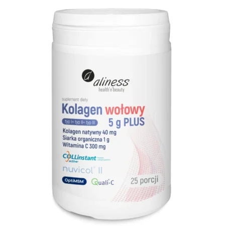 ALINESS Kolagen wołowy 5 g PLUS witamina C