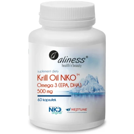 ALINESS Krill Oil NKO® Omega 3 500 mg z Astaksanty