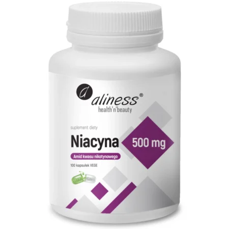 ALINESS Niacyna 500mg x 100 kaps. VEGE