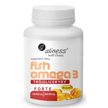 ALINESS Fish Omega 3 FORTE (90kaps) Trójglicerydy
